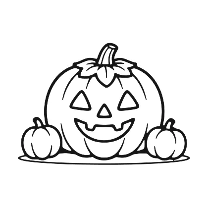 Halloween Pumpkin coloring page