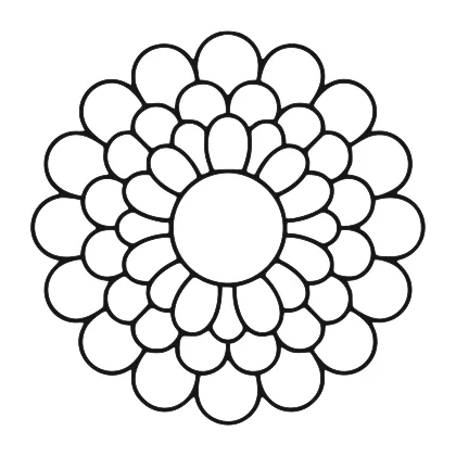 Intricate Floral Mandala coloring page