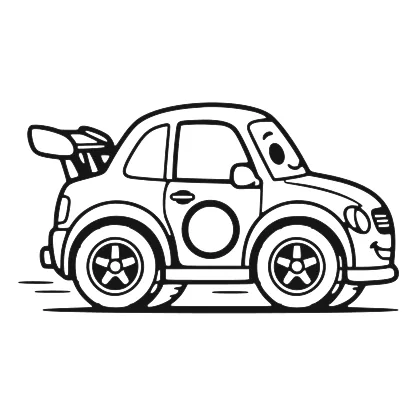 Race Car coloring page