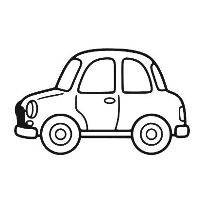 Family Car coloring page